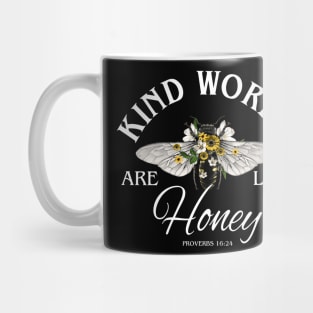 Kind Words Are Like Honey Bible Verse Christian Prayer Gift For Men Women Mug